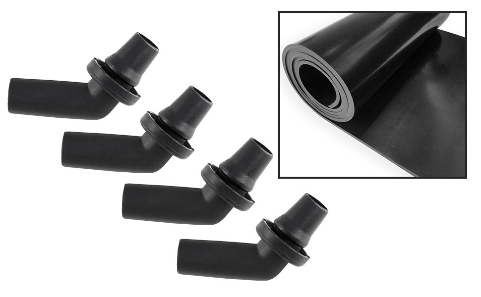 Lot De 4 Connecteurs De Tuyau De Vidange Toit Ouvrant EEH500100 Pour Range Rover Sport LR3 LR4 Discovery