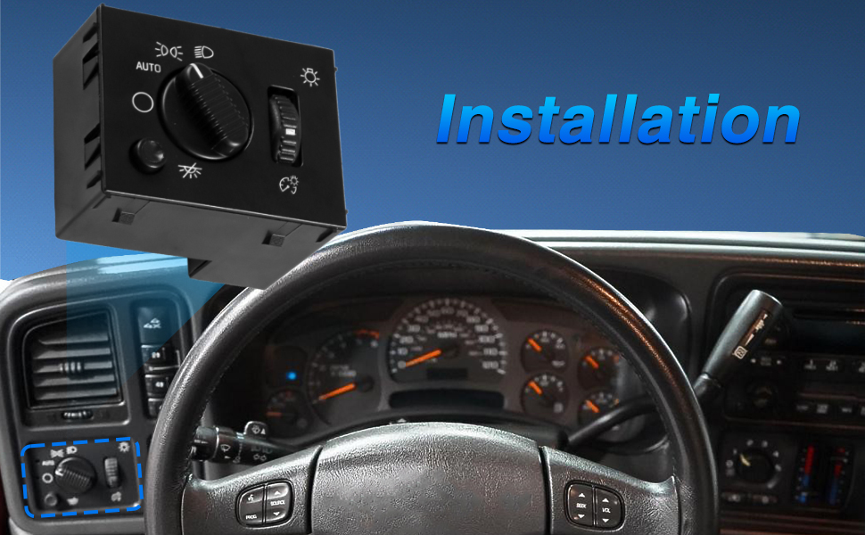 Headlight Switch Headlamp Dimmer Switch Headlight Instrument Panel Dimmer Switch Dome Lamp Switch